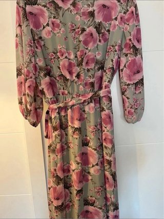 Vestido midi floral primavera
