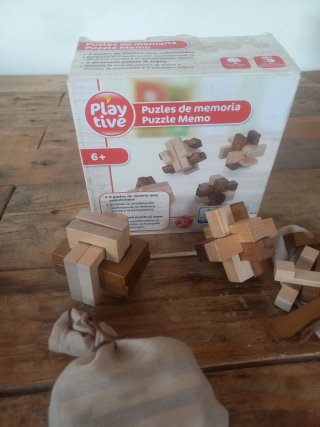Puzzle de madera Playtive 3D +6 años