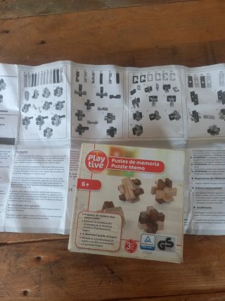 Puzzle de madera Playtive 3D +6 años