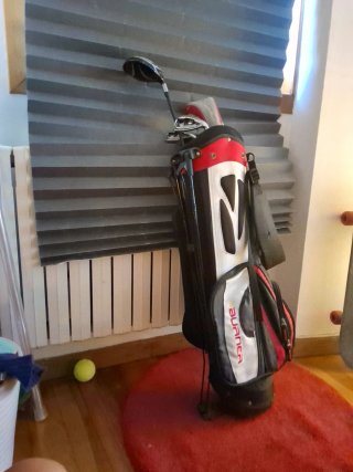 Bolsa de golf con 4 palos