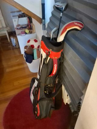 Bolsa de golf con 4 palos