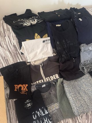 Lote Ropa Hombre Negra y Gris