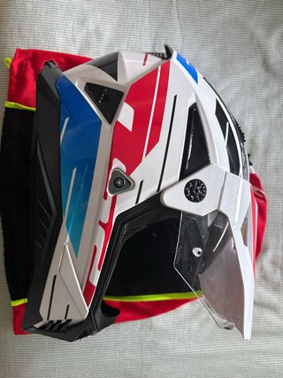 Casco LS2 Trail Blanco/Rojo/Azul/