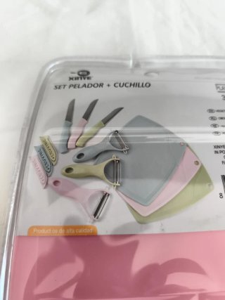 Set de cocina 3 piezas rosa nuevo