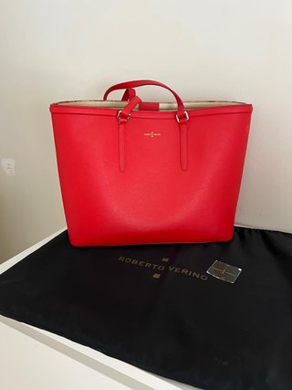 Bolso Shopper Roberto Verino Rojo