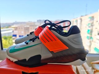 Zapatillas Nike Halterofilia Naranja/Blanco