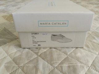 Zapatos de comunión niño blancos