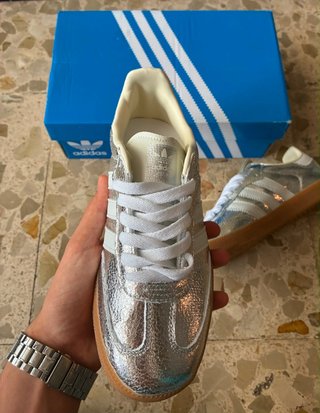 Adidas Samba OG Plata Metálico Talla 38.5