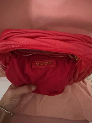 Borsa Miu Miu Rosso