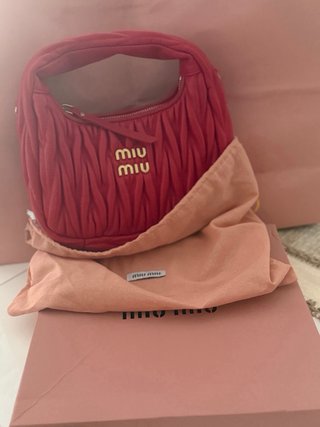 Borsa Miu Miu Rosso