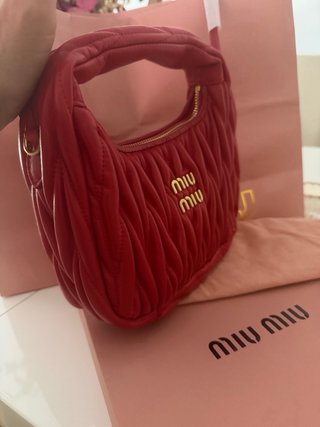 Borsa Miu Miu Rosso