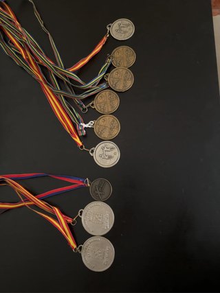 Lote 8 medallas deportivas españolas