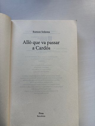 Allò que va passar a Cardós