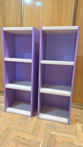 2 Estanterías de madera