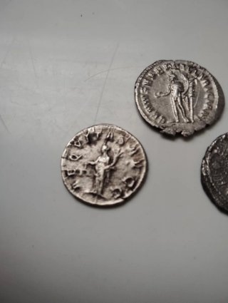 Lote 3 Monedas Romanas Gordiano III Plata