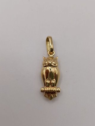 Colgante Oro 18k - Buho - 1,10gr