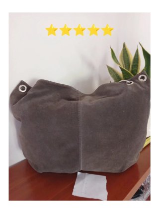 Borsa Primadonna Camoscio Marrone