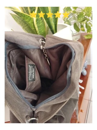Borsa Primadonna Camoscio Marrone