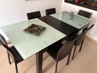 Muebles de salón color wengué