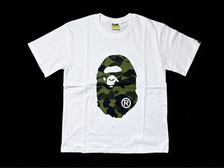 Camiseta BAPE Estampado Camuflaje Verde