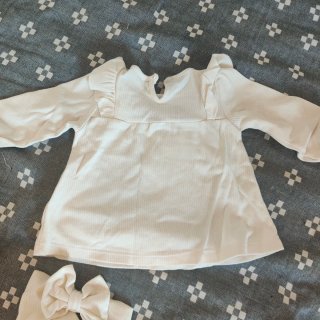 Completo bambina: maglia, leggings e fascia