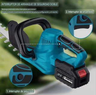 Cortasetos Eléctrico Recargable 51CM (2 Baterías)