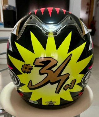 Casco Arai Kevin Schwantz Firmado