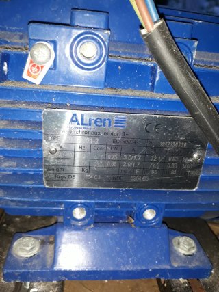 Motor Eléctrico ALren Asíncrono 3ph