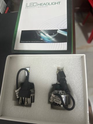 Juego lamparas led coche faros delanteros