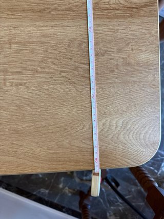 Mesa plegable de madera 80x80cm