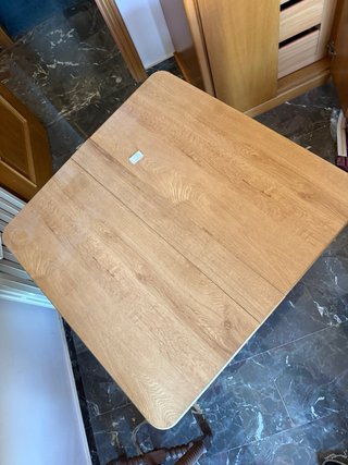 Mesa plegable de madera 80x80cm
