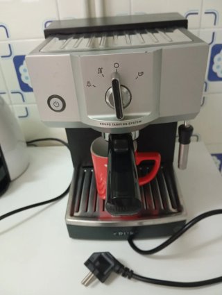Una cafetera que funciona bien