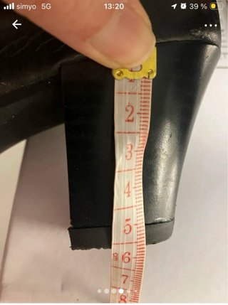 Zapatos de salón negros piel
