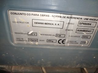 Cuadro Eléctrico Obra Gewiss CO