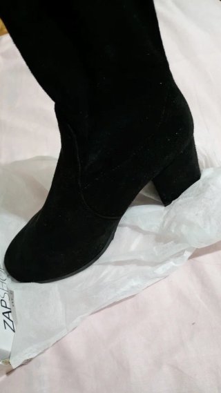 Botas altas ZAPS gamuza negra