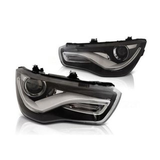 Faros delanteros para Audi A1 8X look Xenon