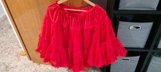 Cancán Banned rojo talla xl/2xl