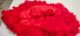 Cancán Banned rojo talla xl/2xl
