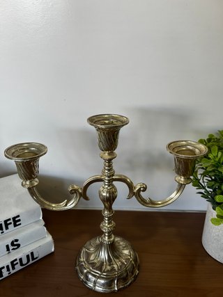 Pareja Candelabros Vintage BMF Alemania