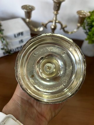 Pareja Candelabros Vintage BMF Alemania