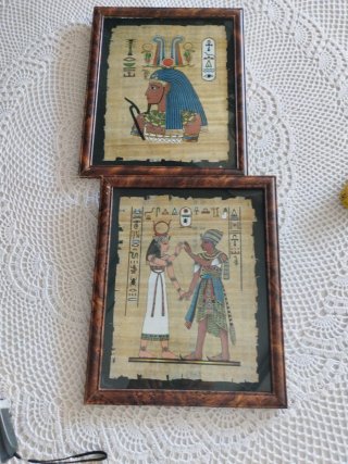 2 Cuadros Decorativos Egipto