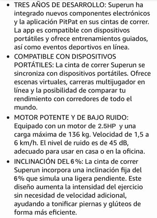 Cinta de Correr Plegable 6% Inclinación 1.5-6km/h