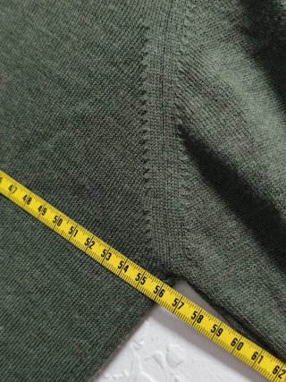 BRUNO BARESI cárdigan hombre verde oliva talla 50
