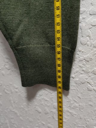 BRUNO BARESI cárdigan hombre verde oliva talla 50