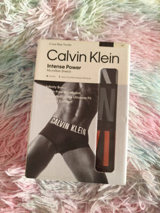 3 Calzoncillos Calvin Klein Microfibra Talla S