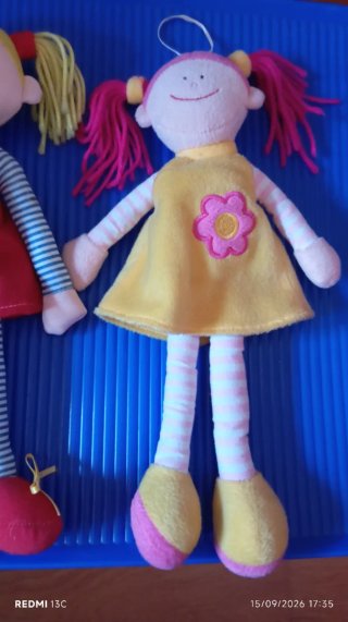 2 Muñecas de Trapo 32 cm