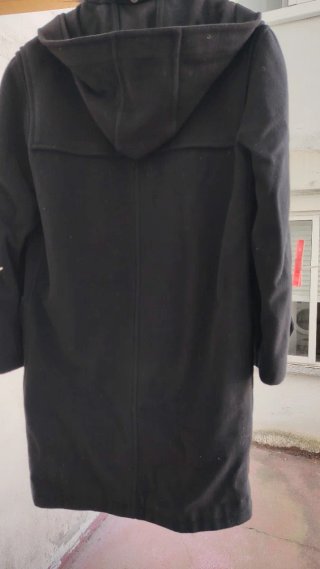 Abrigo Caramelo Negro Talla m