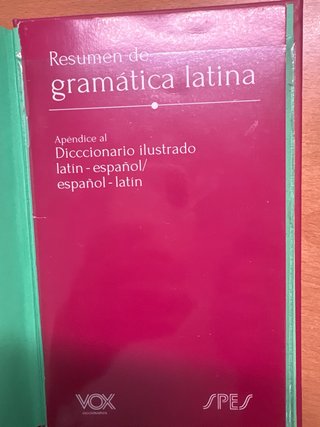 Diccionario ilustrado latín-español/ español-latín