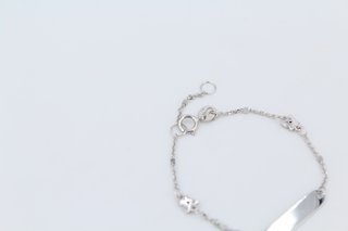Pulsera Esclava Bebé Oro Blanco 18K.R:043-05-00260