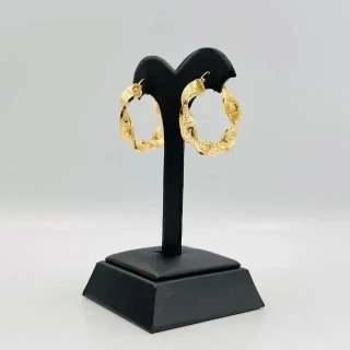 Pendientes Aro Greca Dorados